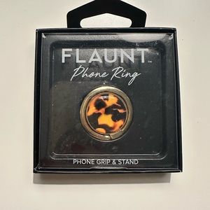 Flaunt Tortoise Phone Ring Kickstand
